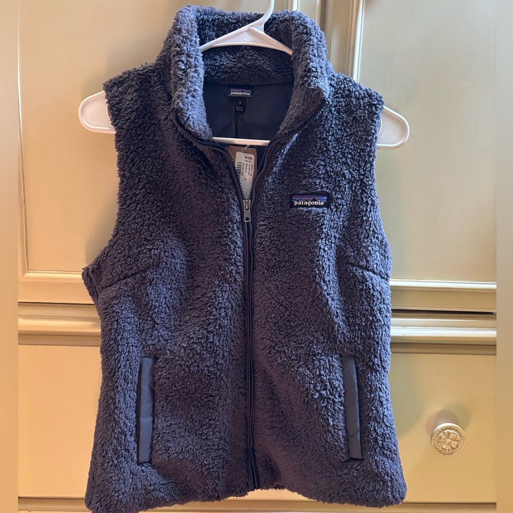 NEW Patagonia Women’s Sherpa Vest - Smolder Blue Size Small